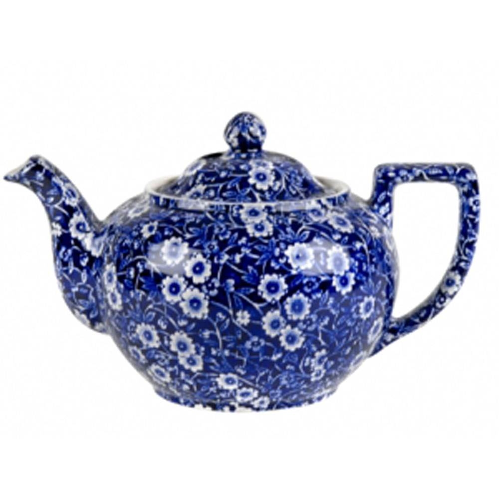 Burleigh Blue Calico Teapot Large 800ml
